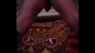 Another in like manner the back in a thong