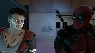 Deadpool and DmcDante  Gay Sex&period;MP4